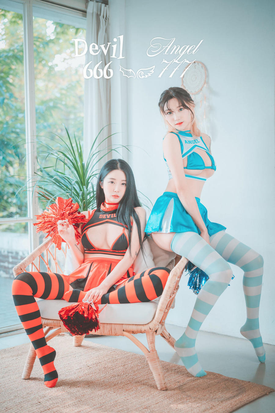 Bomi(보미)-No.008-[DJAWA] Devil 666 & Angel 777(Bomi&Taeri) [81P]·合集-妙妙屋