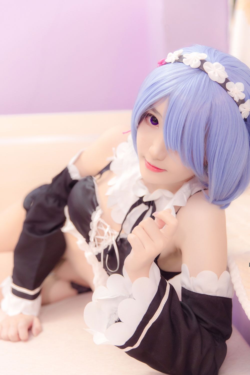 南桃Momoko-No.023-蕾姆内衣 [16P]·合集-妙妙屋