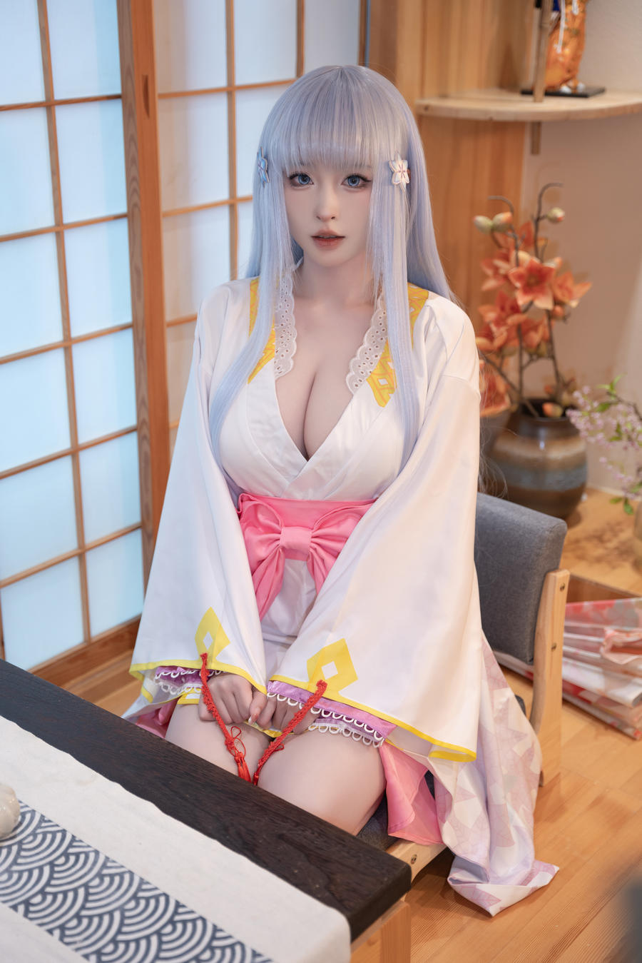 清水由乃-No.055 – 美少女万华镜 雪女原服 [58P]·合集-妙妙屋