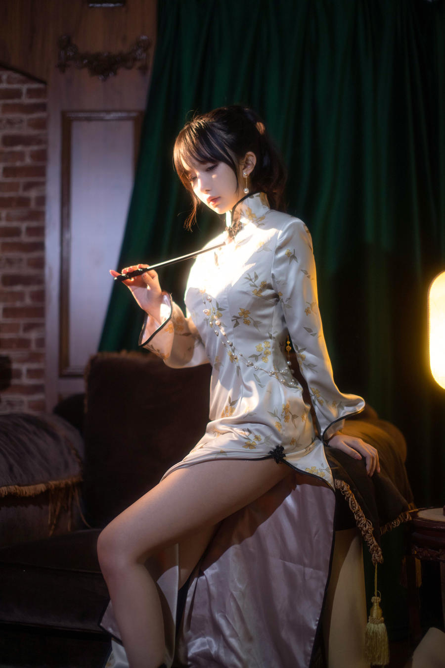 Shika小鹿鹿-No.113 – 中秋旗袍 [12P]·合集-妙妙屋