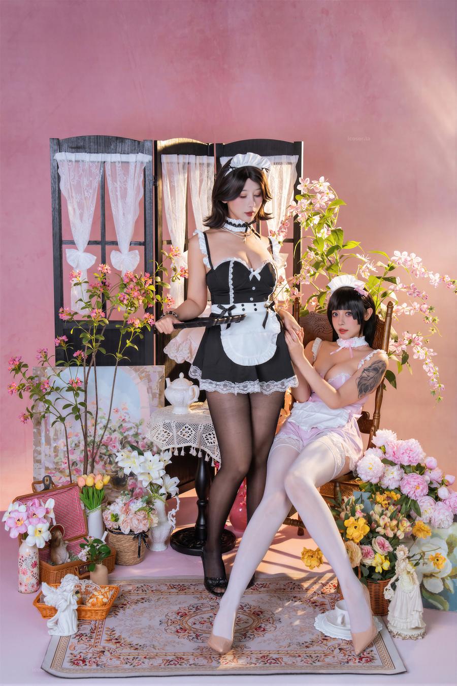 云溪溪-No.132 – 侍花礼 (&奈汐酱nice) [62P]·合集-妙妙屋