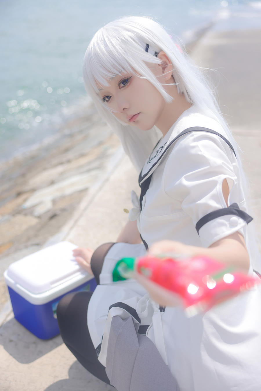 G44不会受伤-No.165 – Summer Pockets 鸣濑白羽 [15P]·合集-妙妙屋